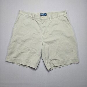 Polo Ralph Lauren Prospect Shorts Chino Casual Khaki‎ Cotton Mens Size 38